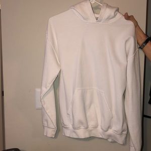 White hoodie